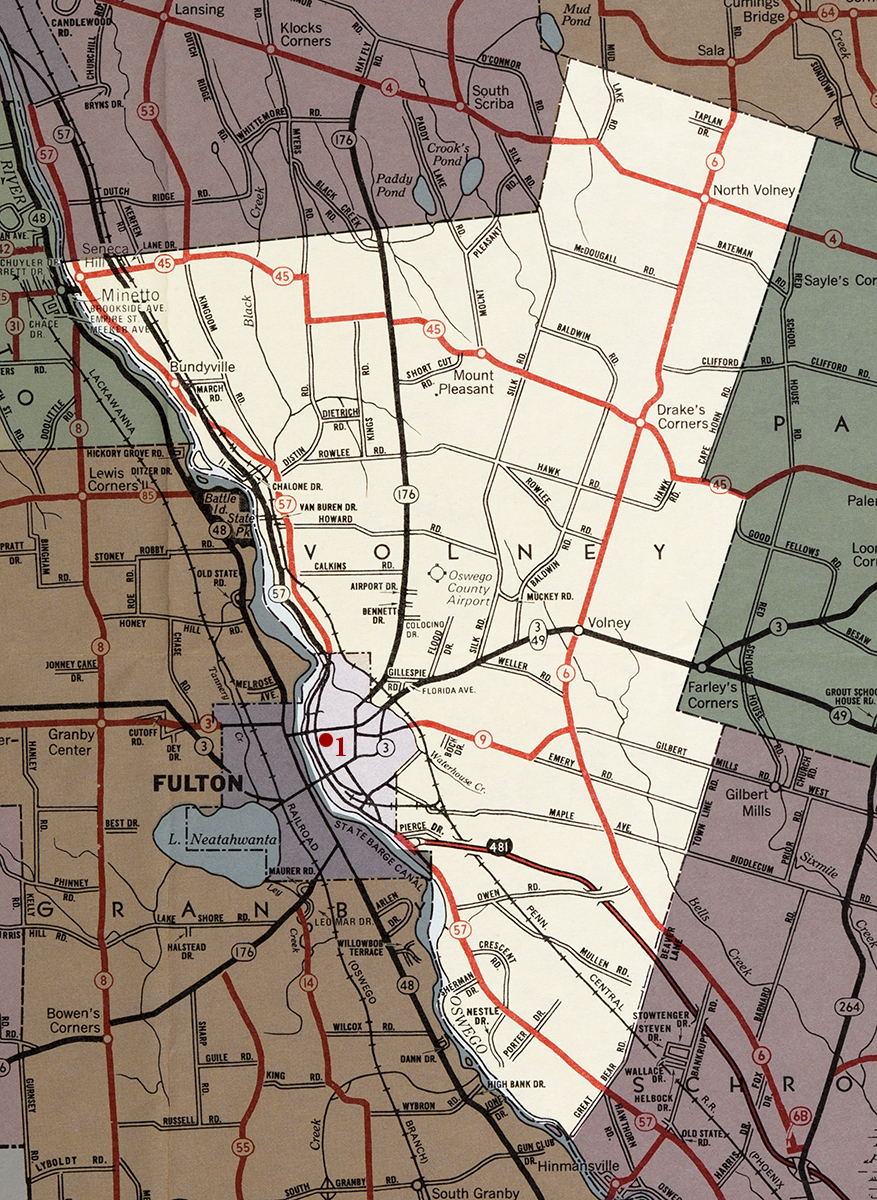 Town of Volney Map